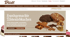 Desktop Screenshot of lebkuchen-nuernberg.com